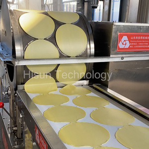 Large Automatic Continuous  Crepe Spring roll wrapper Making Machine Crepe Maker  Mille Crepe Machine