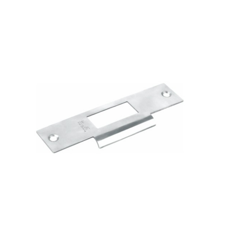 Hitstay factory Custom stainless steel polishing door latch strike plate for lock