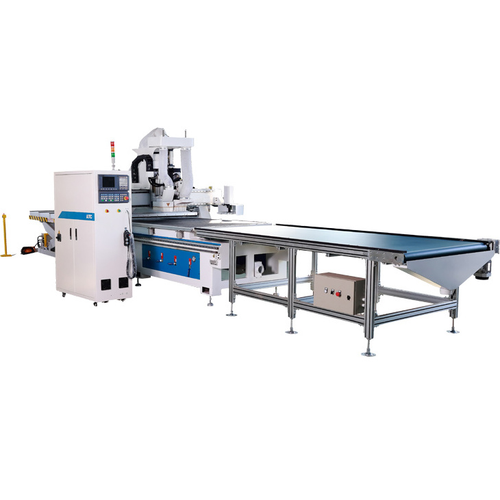 High-end ATC CNC Router machine 1300x2500mm with 9KW ATC spindle for plywood