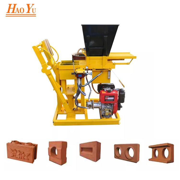 hydraform interlocking brick making machine/rammed earth brick making machine/clay brick in spain making machine