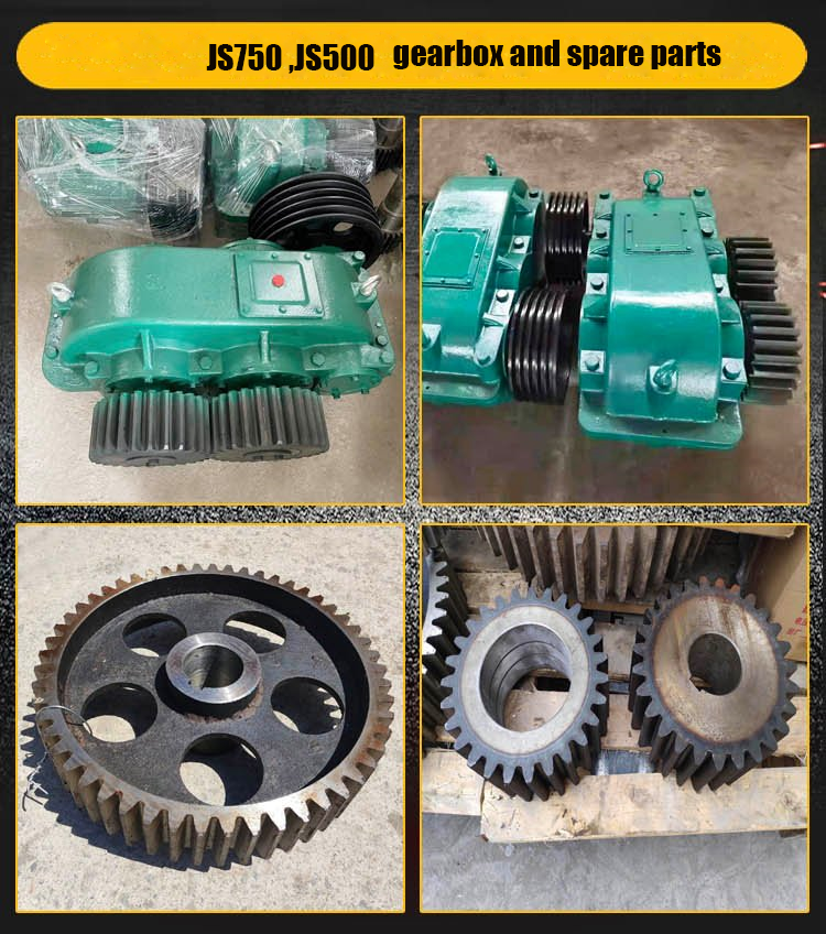 Concrete mixer js500 js750 JS1000  150cc  reverse gearbox