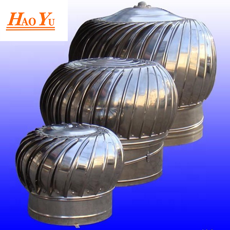 factory supply stainless steel wind powered roof Turbine Ventilators