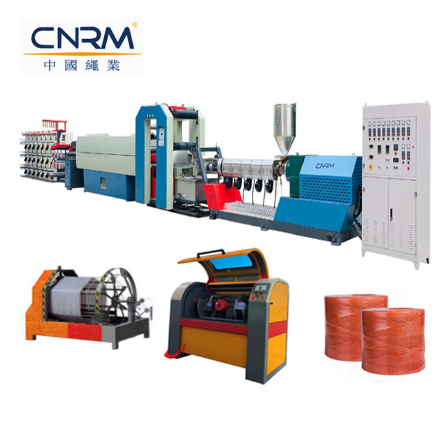 Double color Polypropylene artificial grass turf Yarn Making Machine