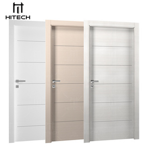 Hitech fancy designs interior doors with frames waterproof wood door finished oak skin veneer inside interior wood door