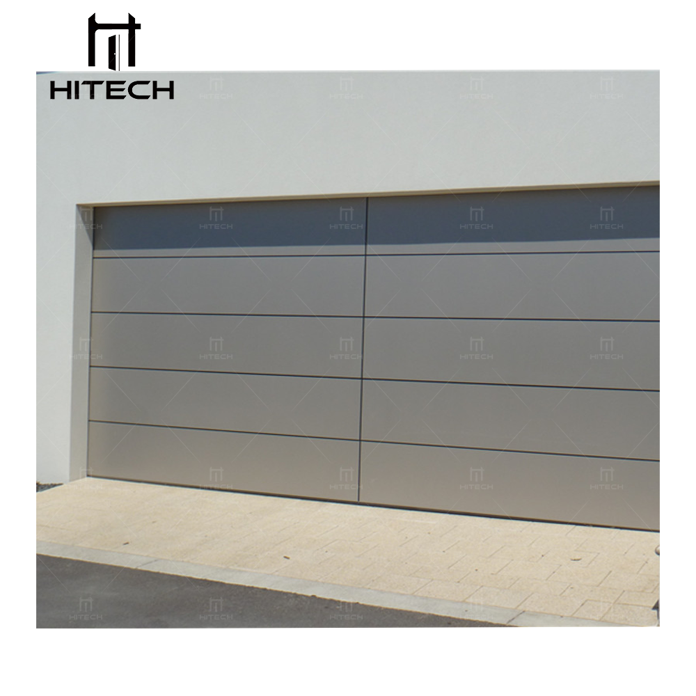 Hitech New Transparent Sectional Glass Garage Doors with Window Tempered Glass Insulated Vertical Bi Fold Plexiglass Garage Door