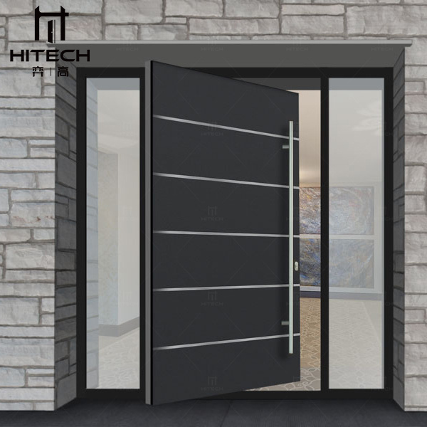 Hitech Soundproof Prehung exterior doors exterior wooden door models single main door exterior iron gate price