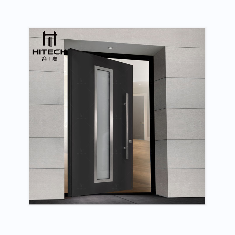 Hitech Soundproof Prehung exterior doors exterior wooden door models single main door exterior iron gate price