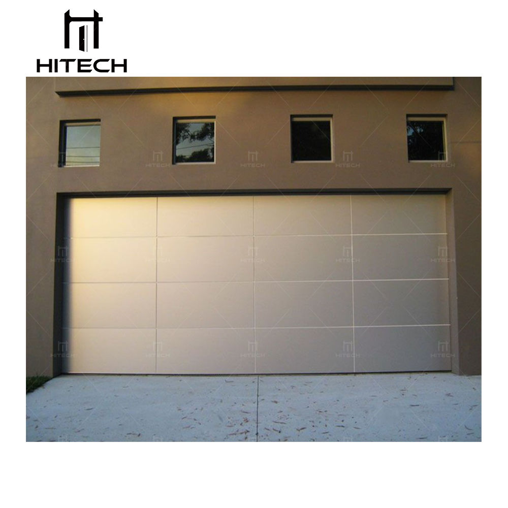 Hitech New Transparent Sectional Glass Garage Doors with Window Tempered Glass Insulated Vertical Bi Fold Plexiglass Garage Door