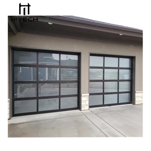 Hitech 16ft X 7ft Puerta Forjada Garage Doors Low Energy Electric Rolling Shutter Single Garage Doors for Home