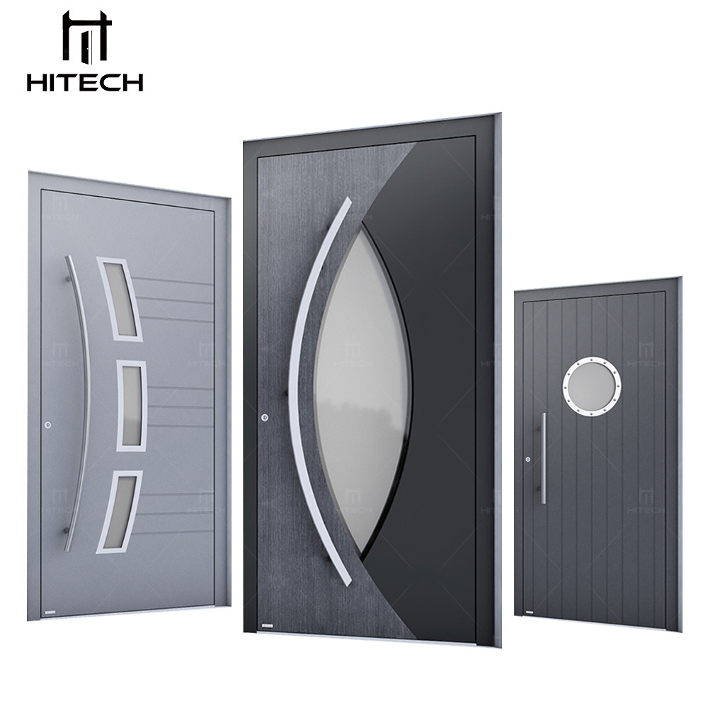 Hitech custom modern big doors houses exterior door 2480 house main gate designs large entrance door