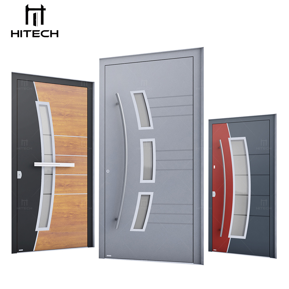 Hitech custom modern big doors houses exterior door 2480 house main gate designs large entrance door