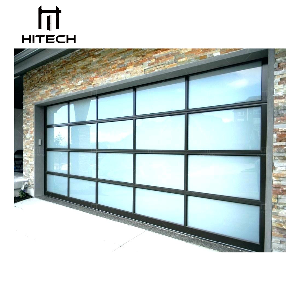 Hitech 16ft X 7ft Puerta Forjada Garage Doors Low Energy Electric Rolling Shutter Single Garage Doors for Home