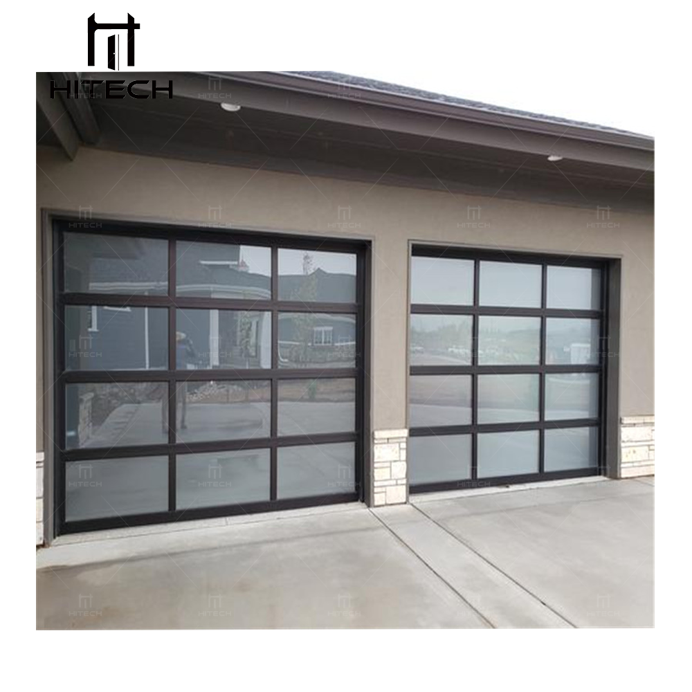 Hitech Motor Kg50 Overhead Pedestrian 16x7 Bifold Garage Door with Frame for Garage Door Vertical Line 98 Sectional Garage Door