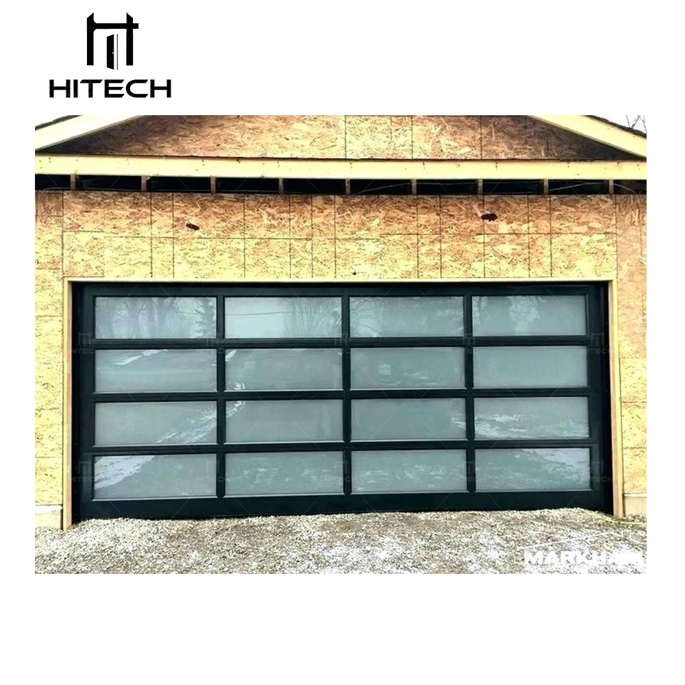 Hitech 16ft X 7ft Puerta Forjada Garage Doors Low Energy Electric Rolling Shutter Single Garage Doors for Home