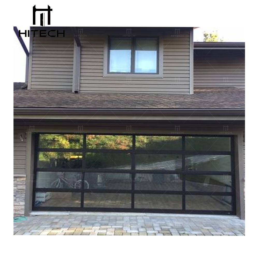 Hitech Motor Kg50 Overhead Pedestrian 16x7 Bifold Garage Door with Frame for Garage Door Vertical Line 98 Sectional Garage Door