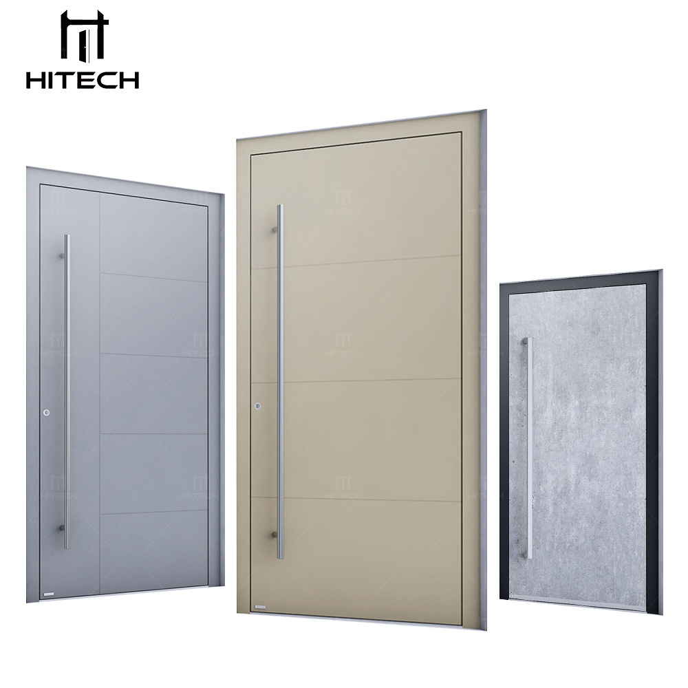 Hitech custom modern big doors houses exterior door 2480 house main gate designs large entrance door