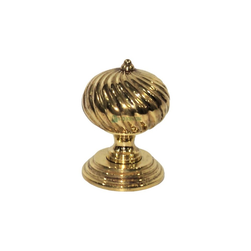 Brass Door Knobs Designer Gold Polished Knobs Handmade Elegant Metal Knobs Wholesale Bulk India Manufacturer