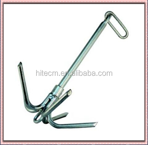 With CE Certification Marine Ship Anchor Stainless Steel Grapple Anchor for sale