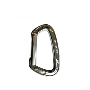 Aluminum Carabiner-Straight Gate climbing snap bag hook