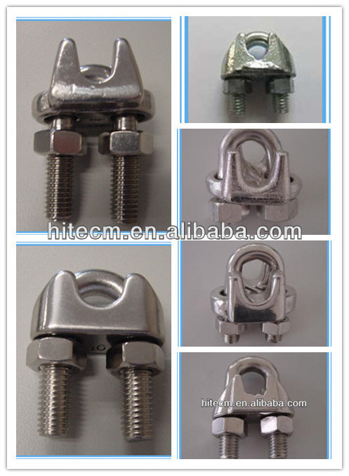 304 Stainless Steel DIN741 Wire Rope Clip in stock