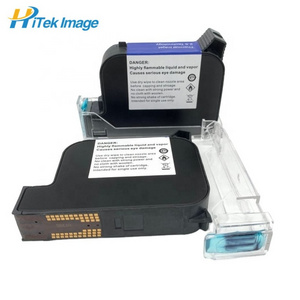 HiTek Image 45si 2580 2590 w3t10b Solvent TIJ Refillable Black Ink Cartridge for hp 45 replacement