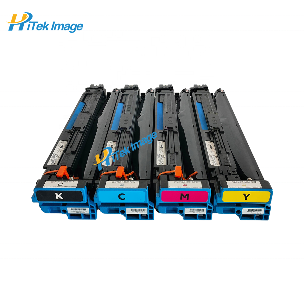 HiTek Image Compatible OKI Okidata C911 C931 C941 C942 C911dn C911WT OPC Drum Unit For C911DN C931DN White Toner Cartridge Chip