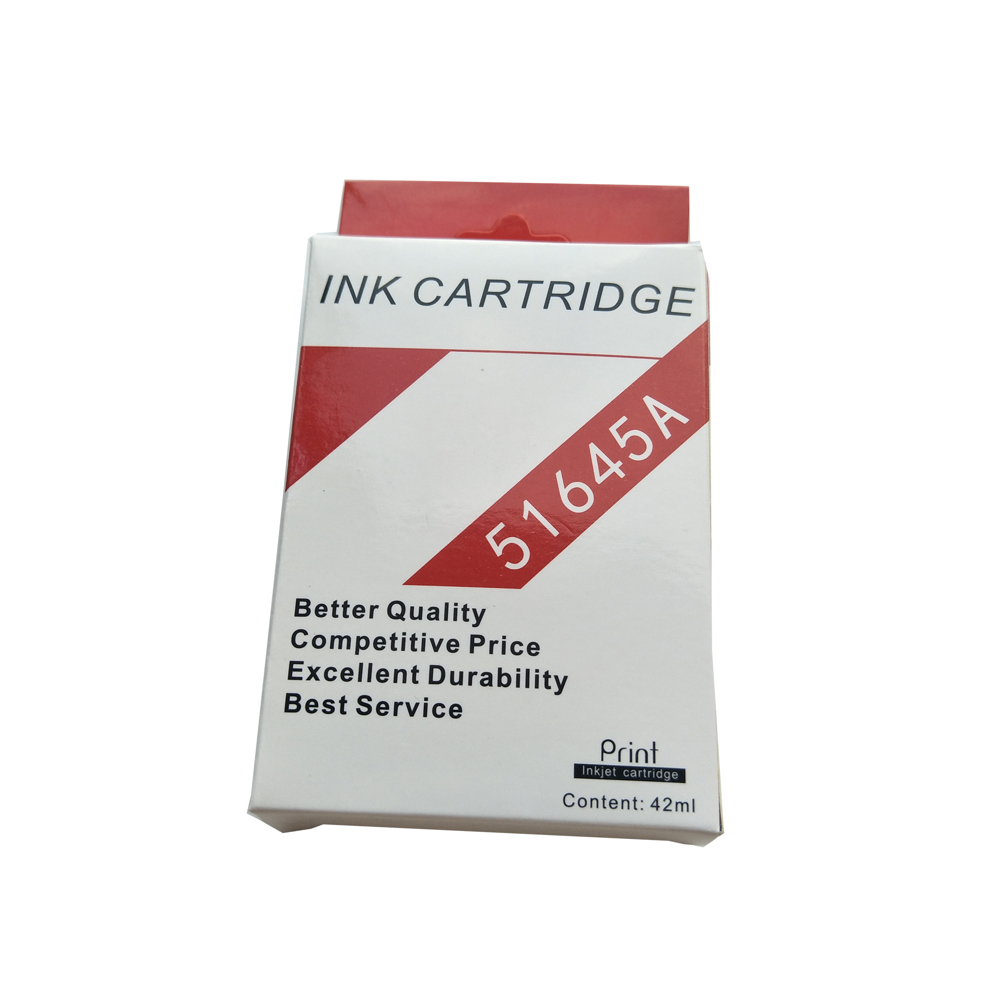 Compatible HP 51645A 45A red ink cartridge for egg print