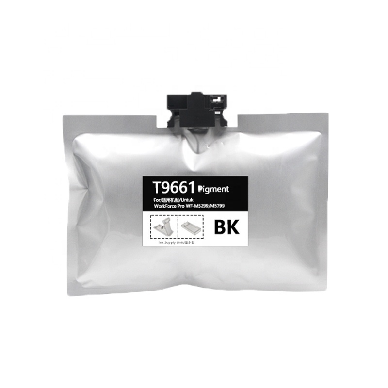 HiTek T9641 T9651 T9661 Premium Black Ink Bag Cartridge For Epson WorkForce Pro WF-M5299 M5799 M5298 printer