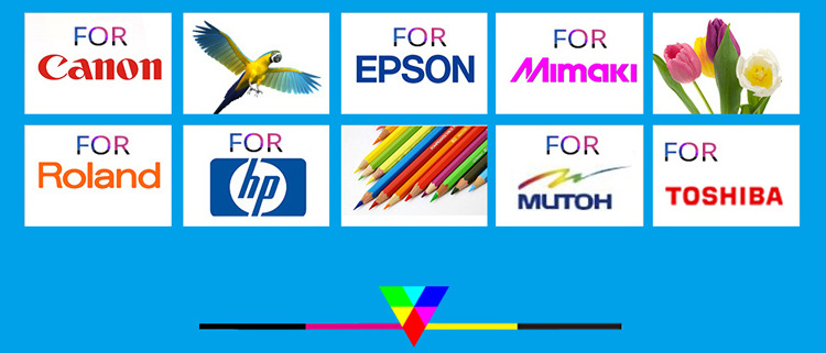 eco solvent ink for ink jet printer Dye Ink BK C M Y For HP Epson Canon Brother and others