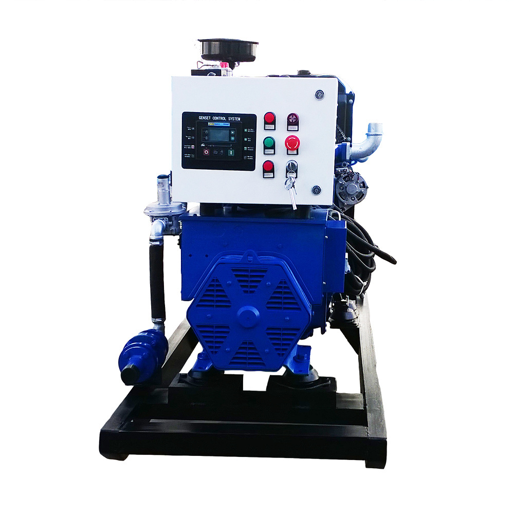 Automatic power easy start 20kw-300kw syngas generator gas generators with famous gas engine