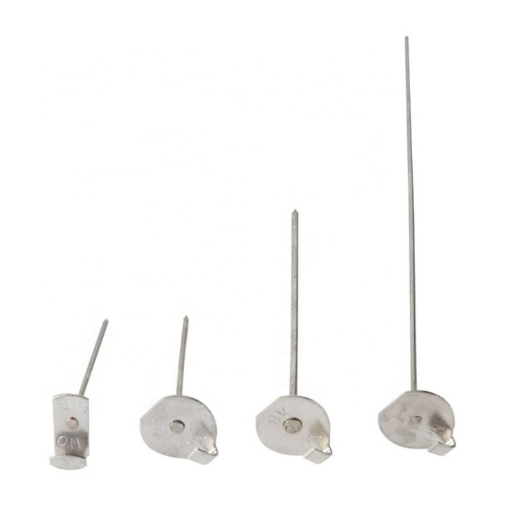 Stainless Steel Rectangular Base Lacing Anchors For Removable Insulation Blanket