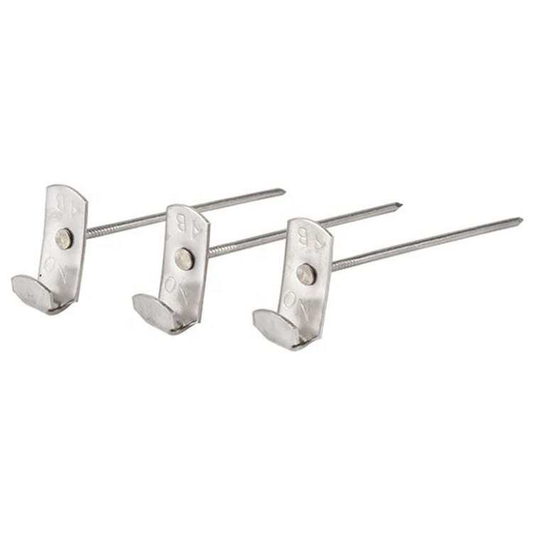 Stainless Steel Rectangular Base Lacing Anchors For Removable Insulation Blanket