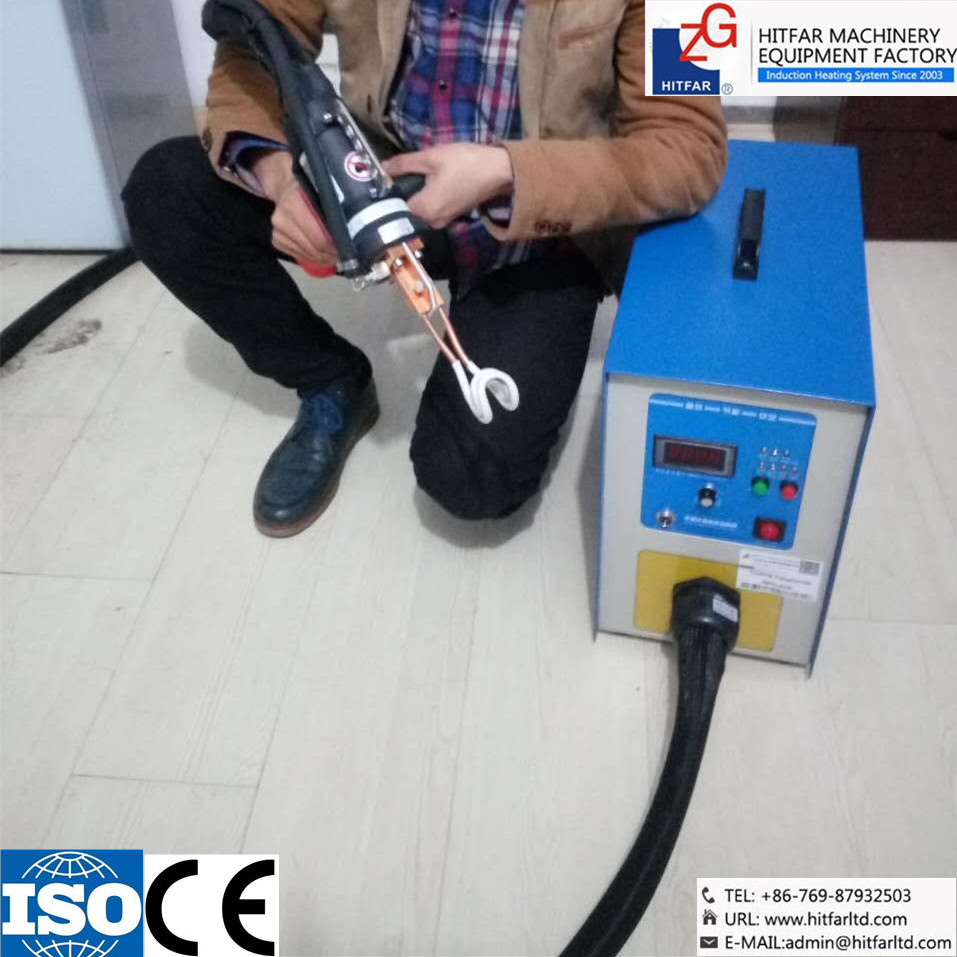 ZG-HFW15 15KVA High Frequency Induction Heating Brazing Machine with 3-8meters moveable portable induction head/welder