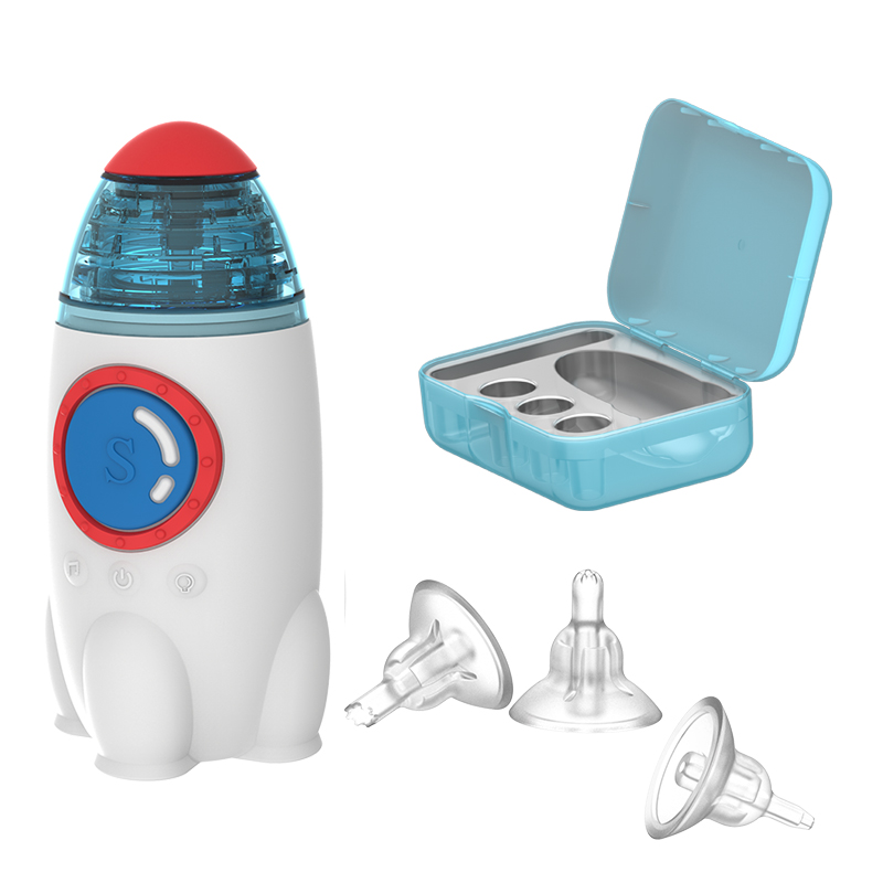 Rocket Shape Nose Mucus Vacuum baby nasal aspirator electric nose cleaner