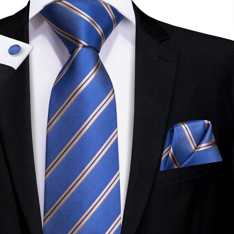 Wholesale New Design Striped Mens Ties Necktie Custom 100% Silk Ties