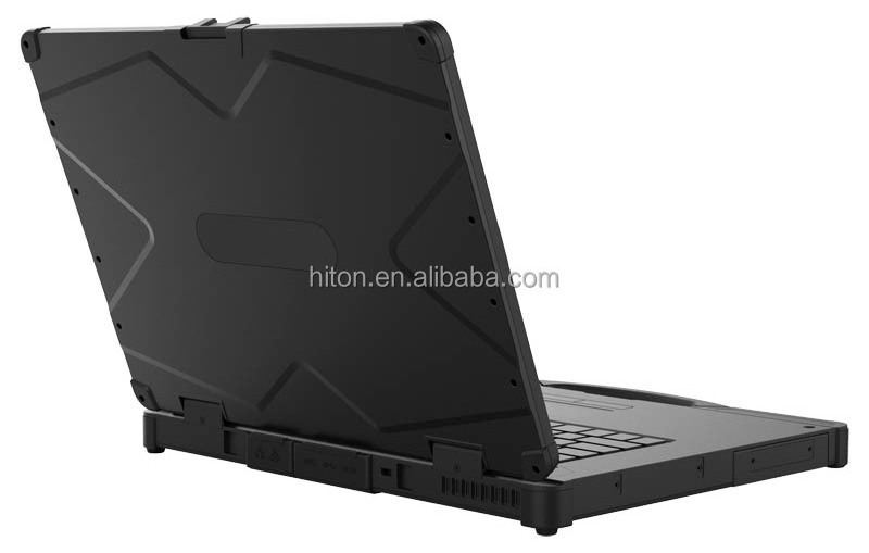 HiDON OEM 14 inch Industrial Embedded Computer 256GB / 512GB Rugged Notebook Windows10 Intel-i5 Rugged Laptops with Fingerprint