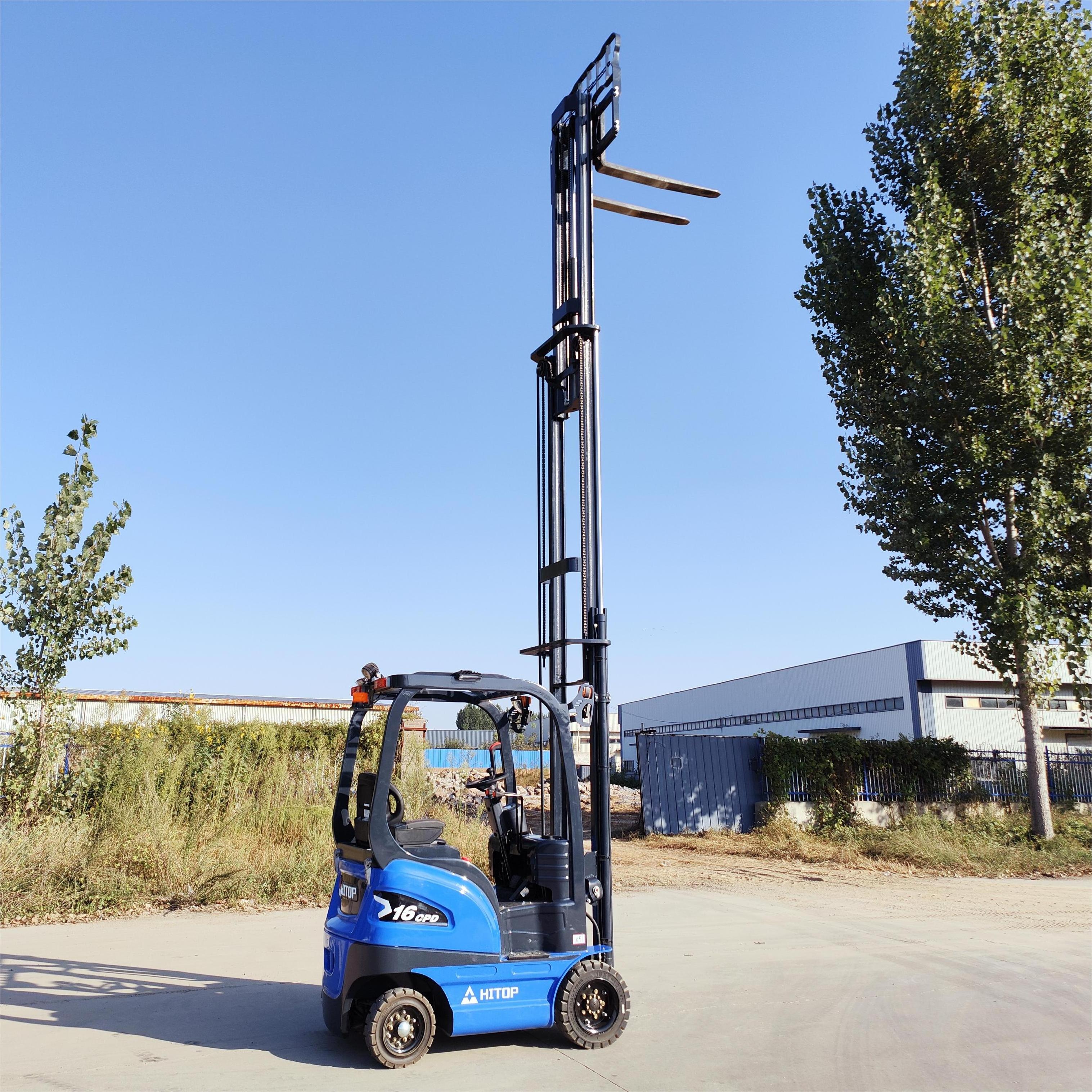 Super Short Wheelbase Forklift 2.5 Ton 2 Ton 1.8 Ton 1.5 Ton Li-ion Small Electric Forklift Narrow Aisle Forklift Truck