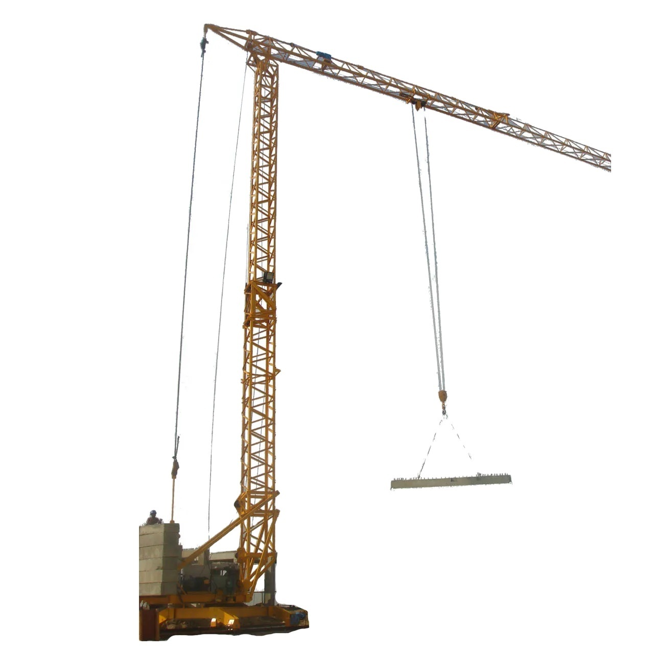 good price bridge construction lifting macherinery tower crane safety monitoring system and  height tower crane used