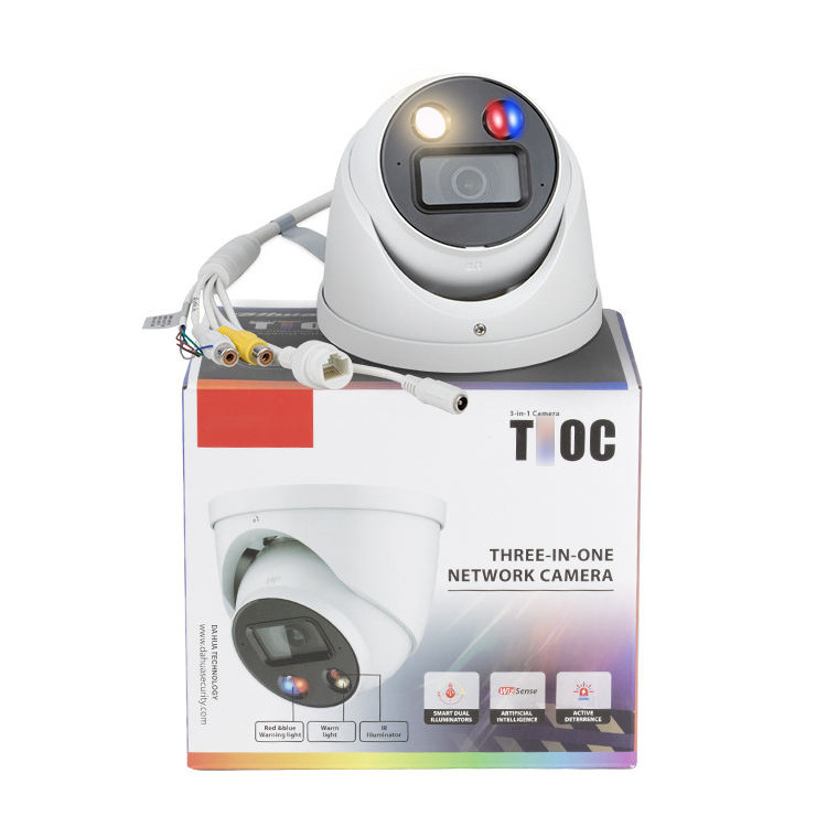 Dahu HDW3849H-AS-PV 8mp colorvu full color colorful night vision Fixed focal Tioc Wiz Sense security video ip camera