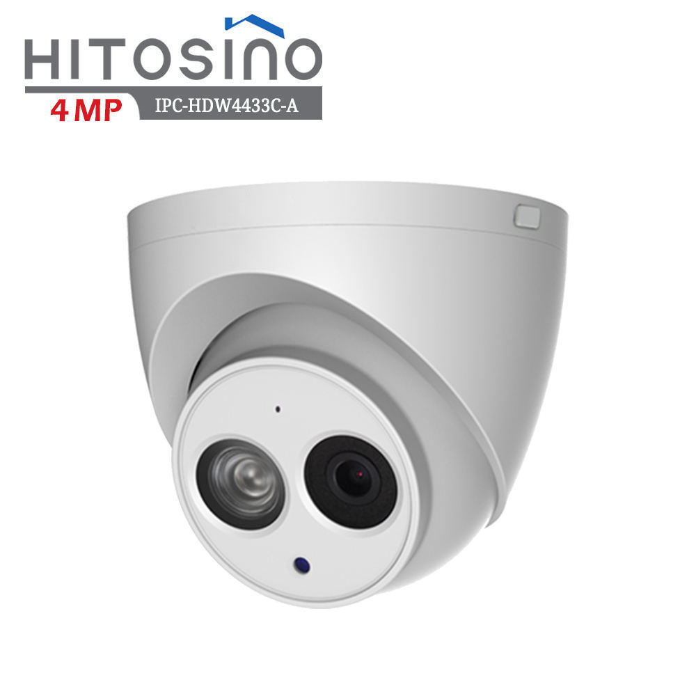 DH HDW4433C-A 4MP Built-in Mic IR Turret Eyeball Network High Quality Security Home Alarm IP Network CCTV Cameras