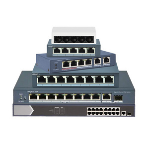 HIK 4 5 6 8 12 16 24 30 48 54 port 10/100M 32 48 Gbps ethernet fiber gigabit PoE Network Switch