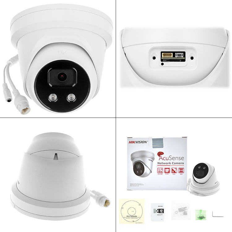 Hik 4Mp Home & Outdoor Audio Security Ip Camera Hikvis Visions H.265 Hikvesion Cctv Camera