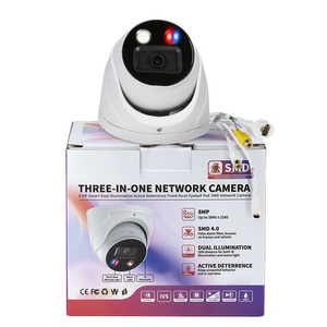 OEM DH IPC-HDW3849HN-AS-PV Smart Dual Light Active Deterrence Fixed-focal 5MP 8MP POE Turret Wiz sense IP Camera