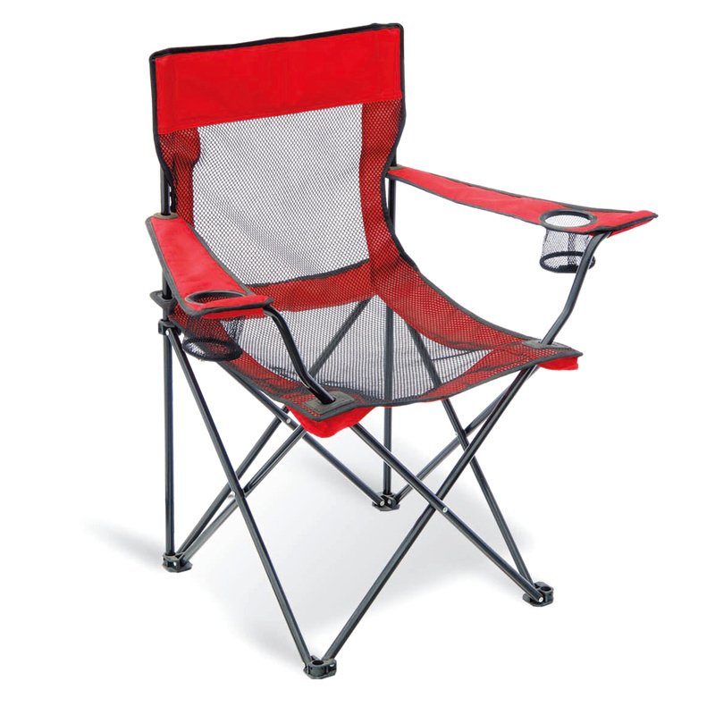 New Outdoor Support To 330lbs Heavy Duty Oversized Armrest Strong High Back With Cup Holder Beach Folding Camping Chair