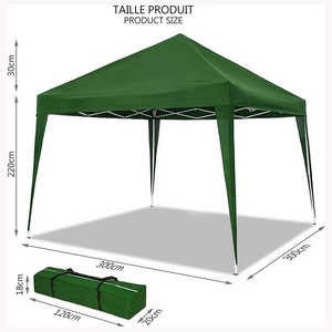 Hitree  All weather cheap roman metal line 3X3M outdoor garden gazebo beach tent Waterproof sunshade Folding Garden Gazebo 3x3