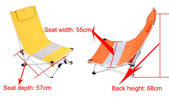 New Product 2024 High Quality Portable Beach Camping Customized With Umbrella Easy Carry Beach Folding Chair