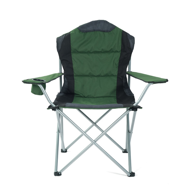 Wholesale Double Layer Polyester with Cotton Padded 0.6mm Steel Clearance Camping Chairs And Lightweight Folding Camping Chair