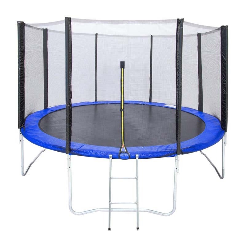 Wholesale 12FT happy kid jumping Trampoline bed full protection safe jump trampoline bed big kids activity gym fit trampoline