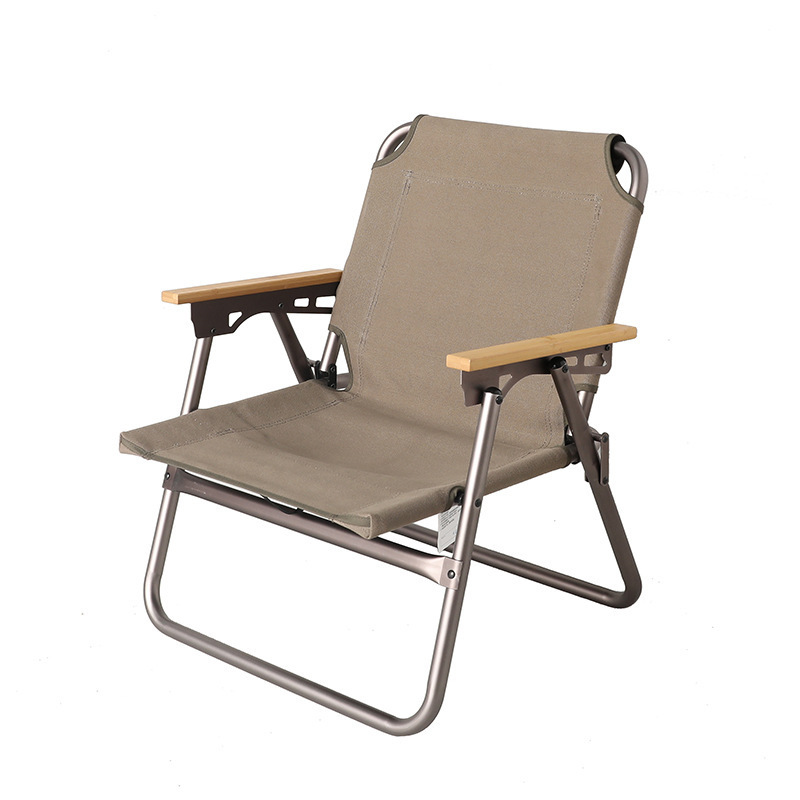 Most Popular Kermit 600D Polyester Clearance Camping And Wooden Canvas Folding Chair And Lightweight Folding Camping Chair