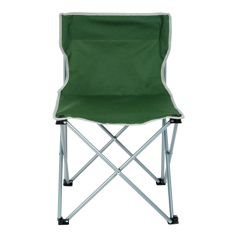 Wholesale 600x300D Polyester 0.7mm Iron Tube Clearance Camping And Steel Tube Frame Chair And Small Folding Camping Chair